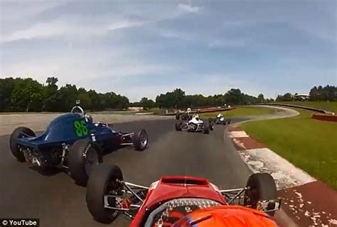 Race Car Driver Nearly Decapitated In Incredible Accident Daily Mail