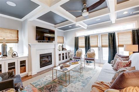 12 Ways To Incorporate A Coffered Ceiling Into Your Home