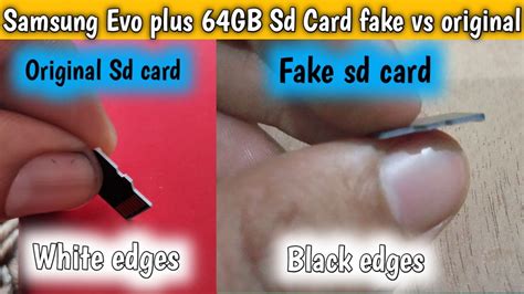 Samsung Sd Card Fake Vs Originalsamsung Evo Plus 64 Gb Sd Card