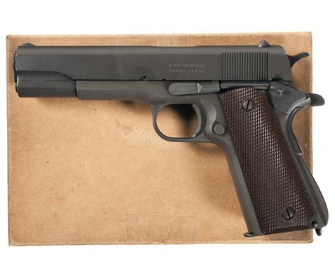 Exceptionally Rare Documented Wwii Us Model 1911a1 Remington Rand