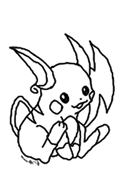 Mega Raichu Coloring Pages Coloring Coloring Pages