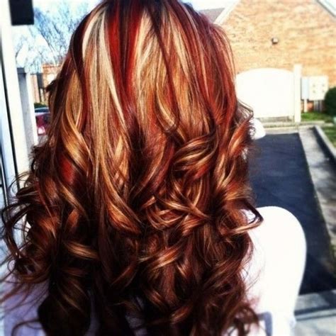 Try red hair with blonde balayage, a more simple red hair with blonde highlights look, or a red to blonde ombré. 13 Beautiful Brown Hair with Blonde Highlights and Lowlights