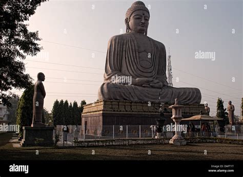 Giant Buddha Statue Bodhgaya Bihar India Stock Photo Alamy