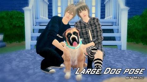 Large Dog Pose Dog Poses Sims 4 Pets Sims