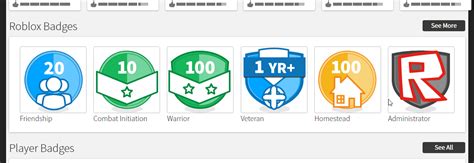 List Of Roblox Badges