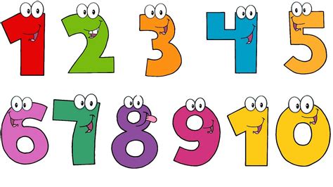 Pictures Of Number 1 10 Free Printable Numbers Numbers For Kids