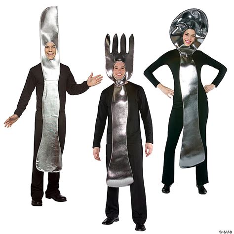 Adult Fork Spoon And Knife Group Costumes Oriental Trading