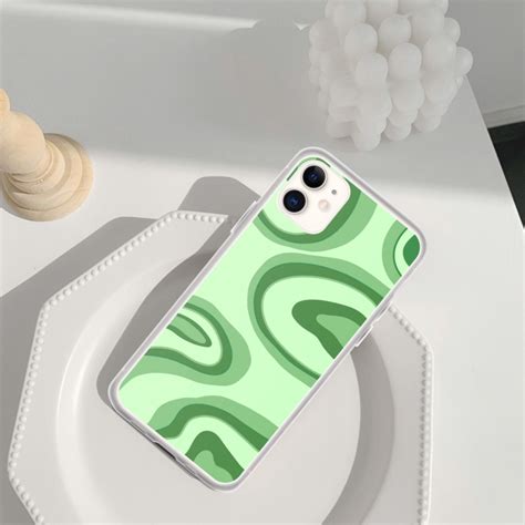 Green Matcha Phone Case For Iphone 12 Mini 11 Pro Max Xr Xs Se Etsy