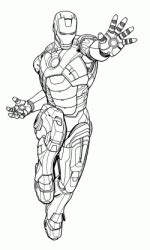 "Iron Man" coloring pages