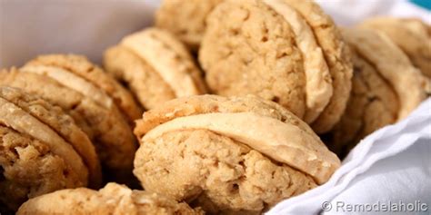 For the true peanut butter lover, this creamy pie has a peanut butter cookie crust and is filled with a blend of cream cheese, peanut butter and whipped topping. homemade nutter butters