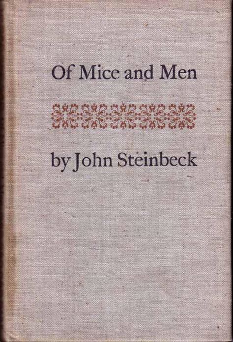 Of Mice And Men A Play In Three Acts By Steinbeck John Hardcover