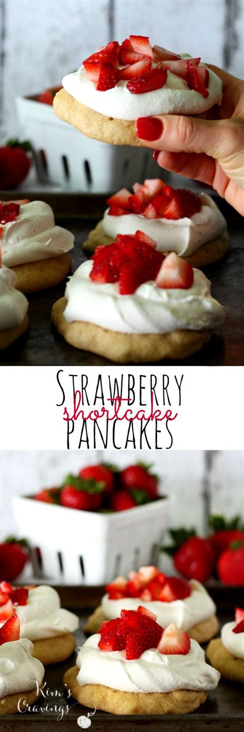 Dip in 1/4 cup sugar. Strawberry Shortcake Pancakes | Recipe | Food, Baking sweets, Gluten free bakery