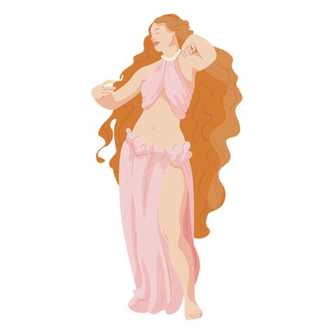 Diosa Griega Afrodita Colorido Descargar PNG SVG Transparente
