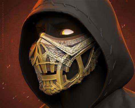 Artstation Scorpion Mask From Mortal Kombat 2021 3d Print Model