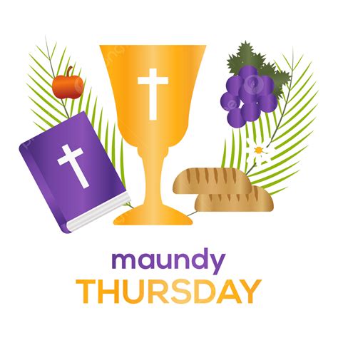 Maundy Thursday Vector Hd PNG Images Maundy Thursday Festival Vector