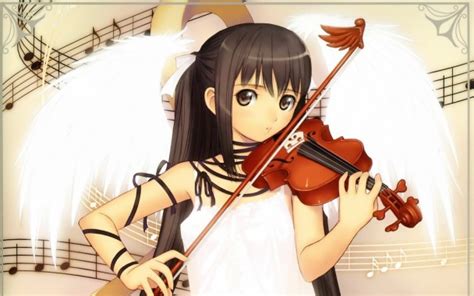 Anime Girl Play Violin Wallpaper Anime Violin Girl 1120x700