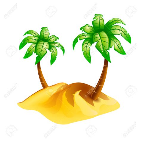 Palm Tree Island Clipart Free Download On Clipartmag