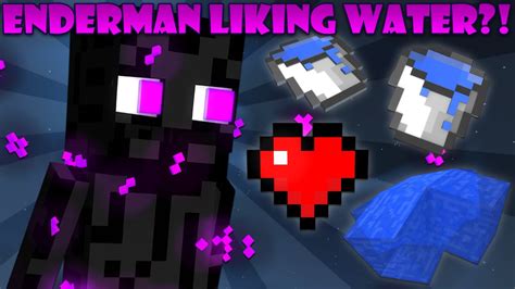 If An Enderman Liked Water Minecraft Youtube