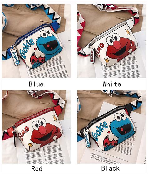 Elmo And Cookie Monster Fanny Packs