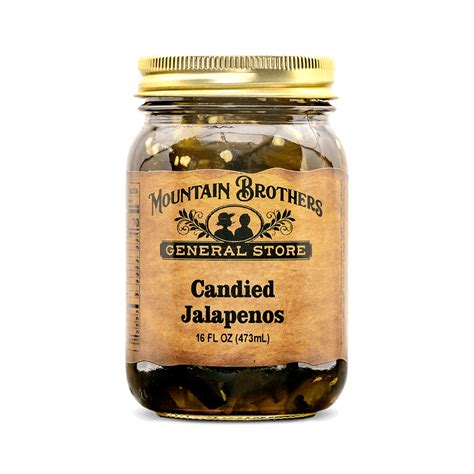 Candied Jalapenos Mountain Brothers General Store