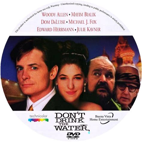 Dont Drink The Water 1994 R1 Custom Dvd Cover And Label Dvdcovercom