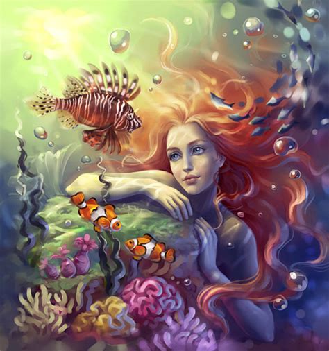 A Collection 26 Mystifying Mermaid Illustrations Naldz Graphics