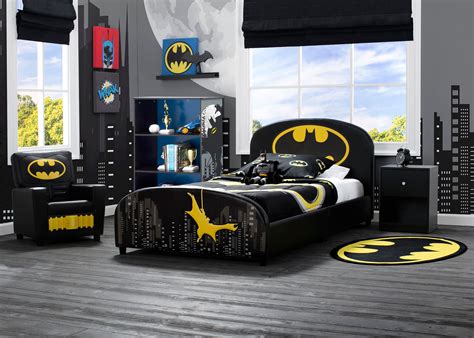 Delta Children Dc Comics Batman Upholstered Twin Bed Ashley Batman