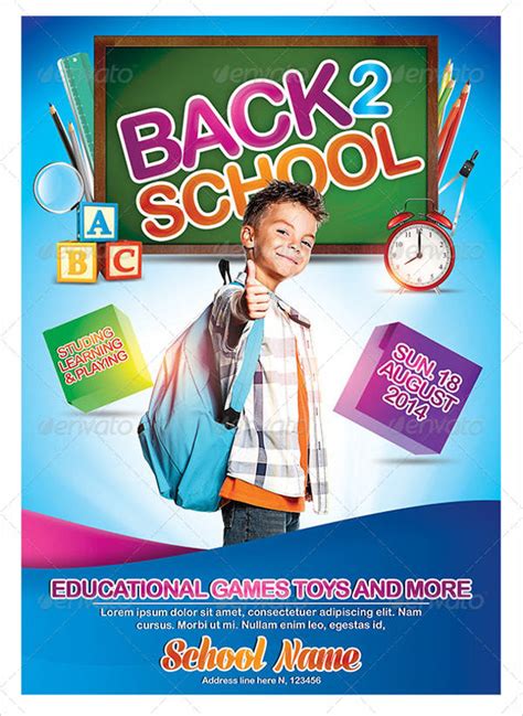 School Poster 12 Free Templates In Psd Vector Ai Eps Format Download