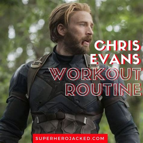 Chris Evans Workout And Diet Train Like Captain America Captain America Workout Celebrity