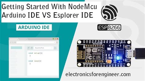 Getting Started With Nodemcu Using Arduino Ideesplorer Vs Arduino Uno