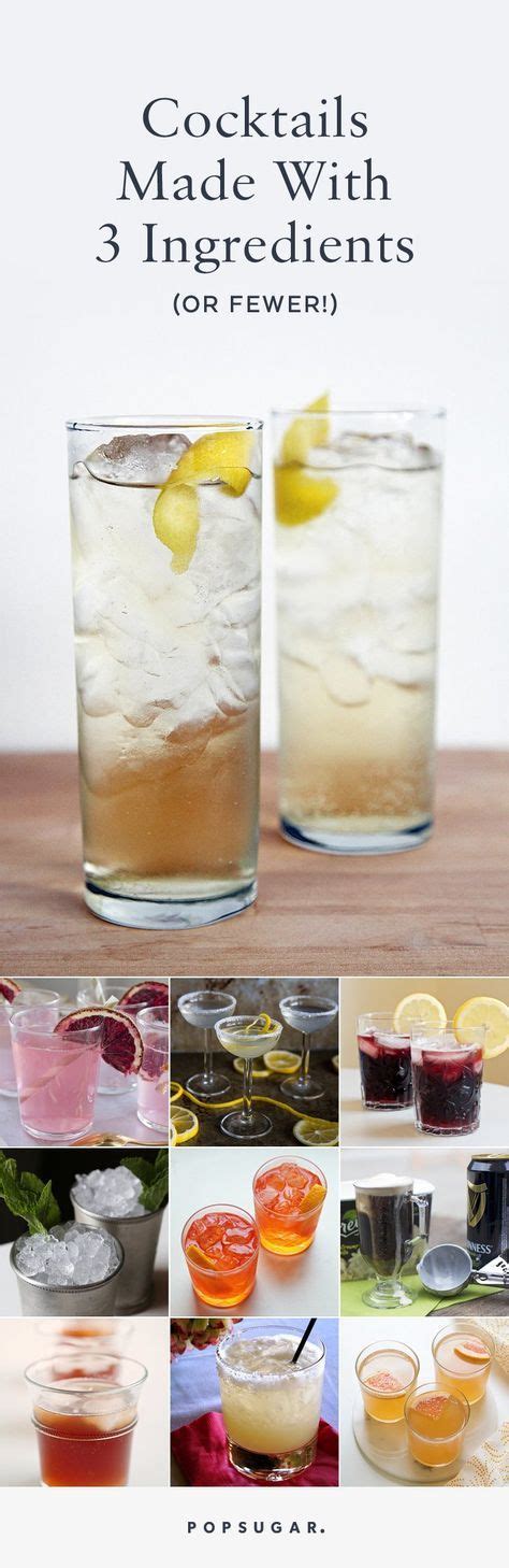 33 crave worthy cocktails made with 3 ingredients or fewer cocktail recipes easy low