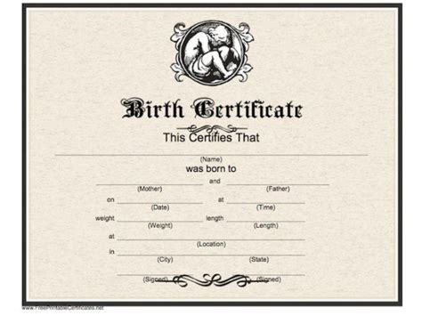 Free certificate maker to create personalized printable award certificates for any occasion. Fake Birth Certificate Template - FREE DOWNLOAD | Birth ...