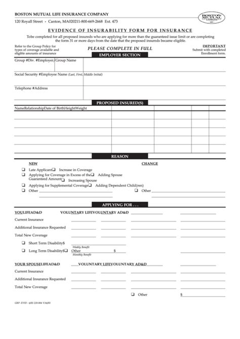 Unum Evidence Of Insurability Form Pdf Life Insurance Quotes