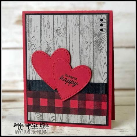 Masculine Valentine Using The Stampin Up® Meant To Be Bundle Buffalo