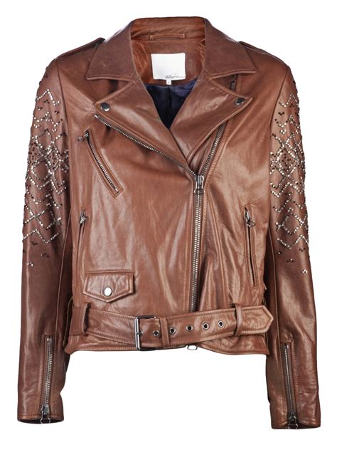 From leather sportbike jackets to their textile sportbike jacket counterparts, a plethora of options exists that will fit your individual style, usage, and frame. 3.1 Phillip Lim Leather Motorcycle Jacket in Brown (cognac ...