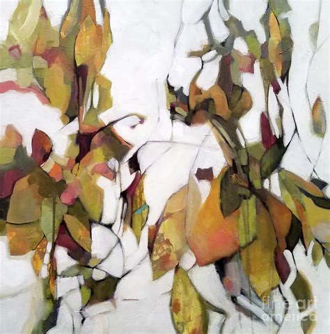 Abstract Painting Spring Green By Wendy Westlake Abstract Flower