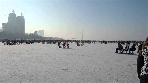 Winter In Harbin Songhua River Youtube