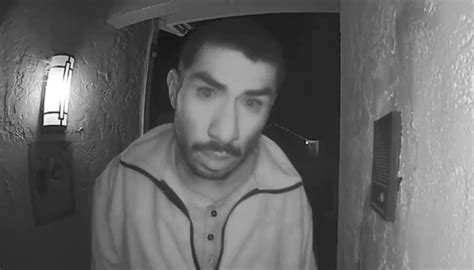 Cctv Captures California Man Licking Stranger S Doorbell Newshub