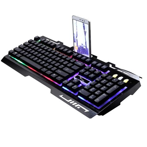Leopard Gaming Keyboard Led G700 Black