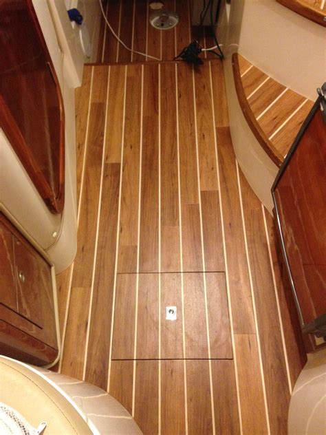 Marine interior vinyl flooring planks. Amtico Interior Flooring, Teak Decking http://www ...