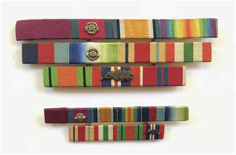 Ww1 Ww2 Cb Dso Uniform Medal Ribbon Bars