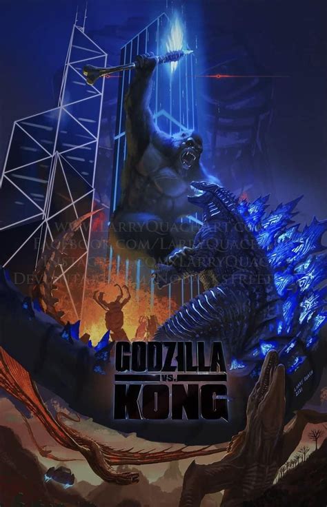 Godzilla Vs Kong Poster By Larry Quach Godzilla Vs Kong Know Your