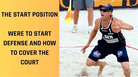 Beach Volleyball Defense Strategy Positioningdiggingrunning Down Shots Youtube