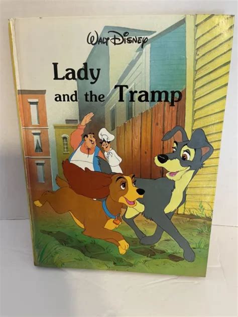 Walt Disney Classics Lady And The Tramp Hardcover Book Vintage 1986