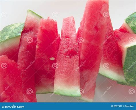 Seedless Watermelon Pieces Stock Image Image Of Holiday 2697927