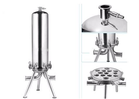 Stainless Steel Multi Cartridge Filter Housing Easy Install With