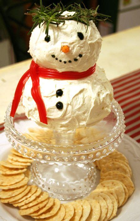 Make Ahead Snowman Cheese Ball Recipe Christmas Treats Christmas