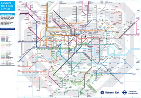 London Underground Map Zones