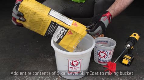 Sika Level SkimCoat Application - YouTube