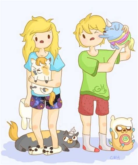 Adventure Time Fionna And Finn And Jakes Puppy